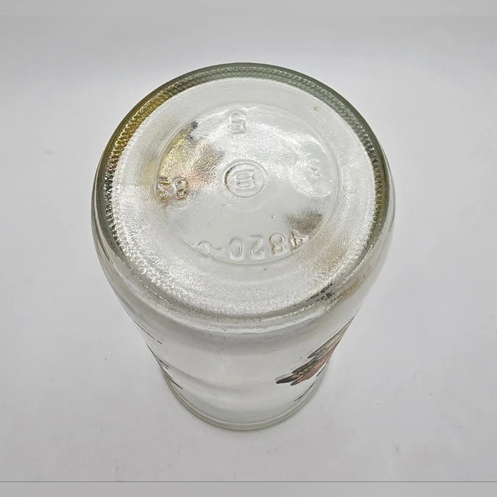 Muppet Babies Fozzie Bear Henson Associates Inc 1989 Vintage Glass Collector GUC